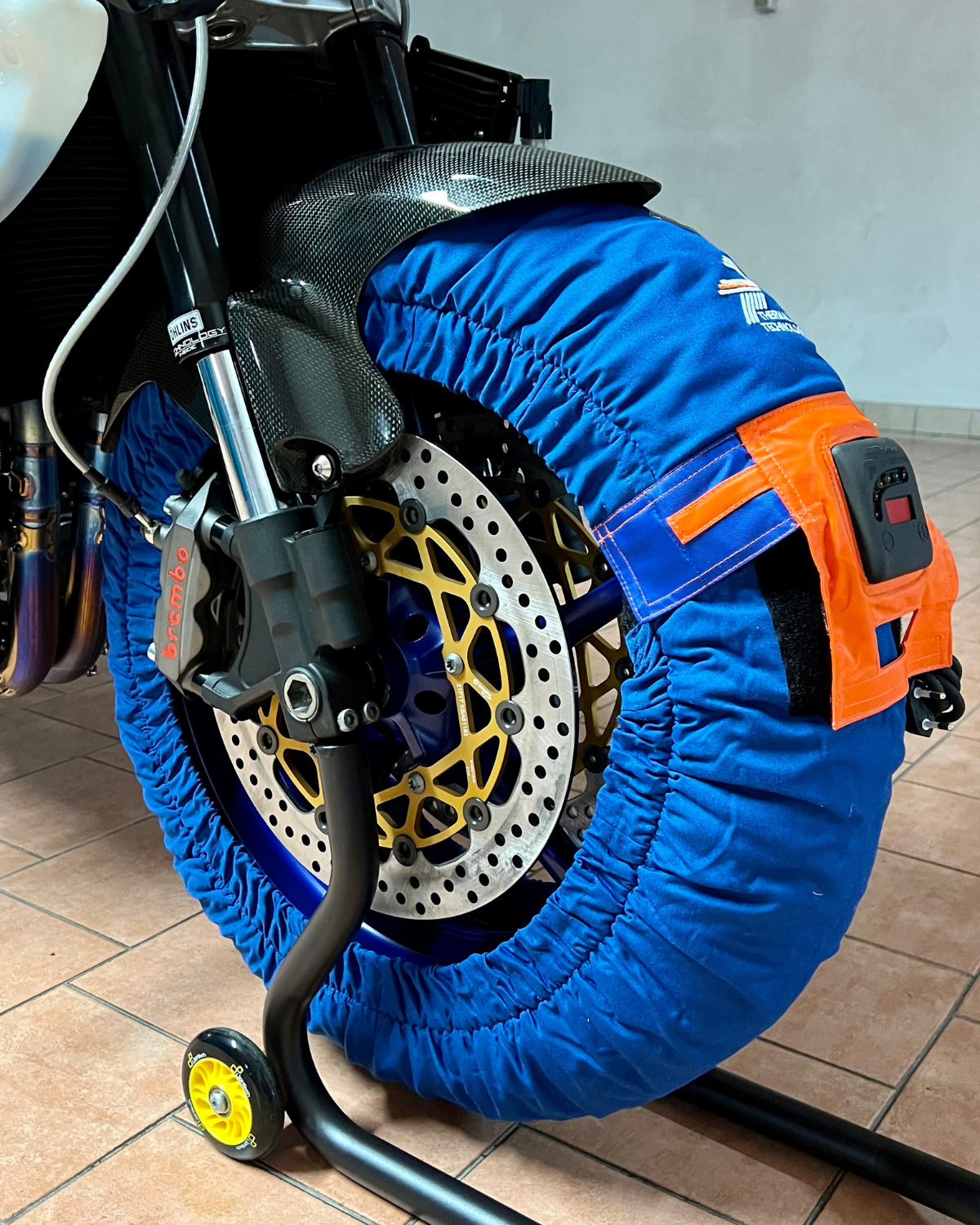 Termocoperta montata su Yamaha R6 GYTR